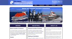 Desktop Screenshot of globalinsulation.co.uk