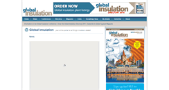 Desktop Screenshot of globalinsulation.com