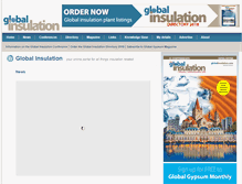 Tablet Screenshot of globalinsulation.com